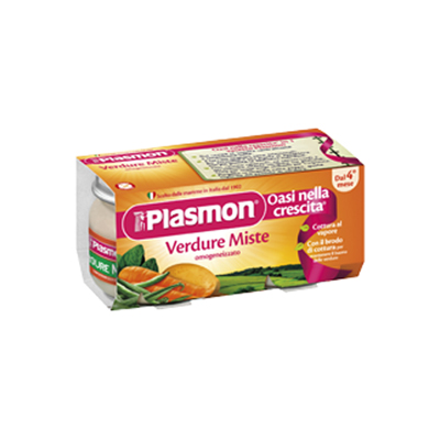 PLASMON OMOGENEIZZATO GR.80X2VERDURE   MISTE