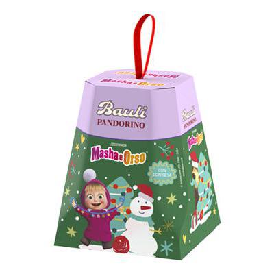 BAULI MINI PANDORO GR.90 MASHA/ORSO