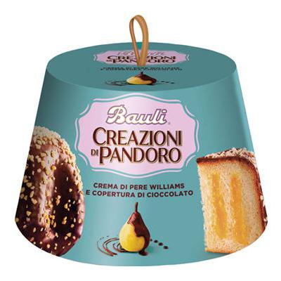 BAULI PANDORO GR.820 PERA E CIOCCOLATO            CREAZIONI