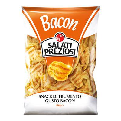 SALATI PREZIOSI BACON GR.120 SNACK FRUMENTO