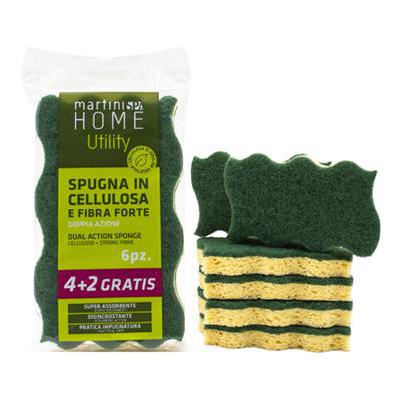 MARTINI SPUGNA CELLULOSA/FIBRAMULTIPACK 6PZ