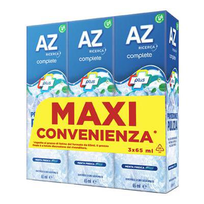 AZ DENTIFRICIO COMPLETE PROTEZIONE PULIZIA ML.65X3 PZ