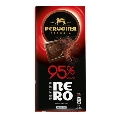 PERUGINA NERO FONDENTE TAVOLETTA 95% GR.85