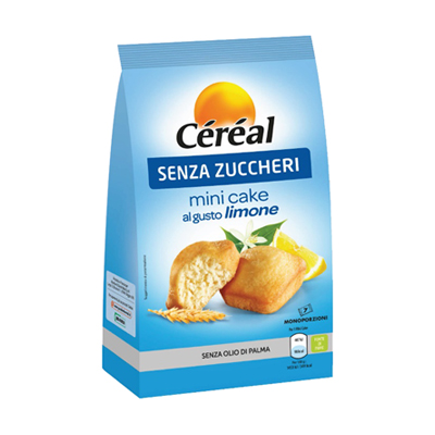 CEREAL MINI CAKE SENZA ZUCCHERI LIMONE GR.196