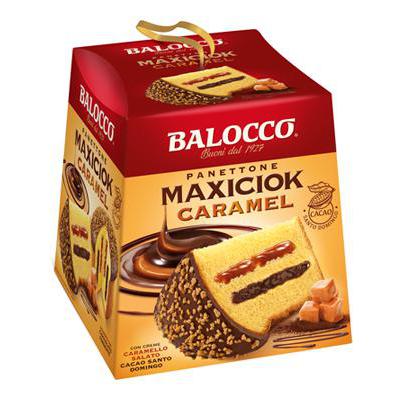 BALOCCO PANETTONE MAXICIOK CARAMEL GR.800