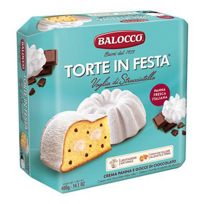 BALOCCO TORTA STRACCIATELLA GR.400 TORTE IN FESTA