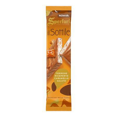 SPERLARI IL SOTTILE GR.110 TORRONE RIC.CARAMELLO