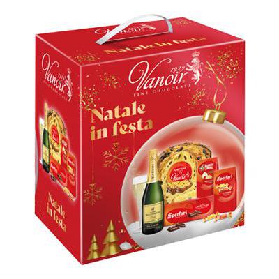 LE CADEAU STRENNA NATALE FESTAPANETTONE X5PZ