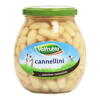 VALFRUTTA CANNELLINI VETRO GR.360