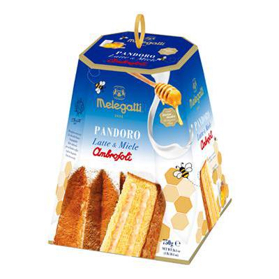 MELEGATTI PANDORO MIELE AMBROSOLI GR.750