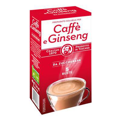 CRASTAN CAFFE' & GINSENG 5 BUSTE DA ZUCCHERARE