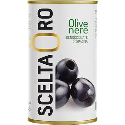 SCELTAORO OLIVE NERO DENOCCIOLATE IN LATTA GR.370