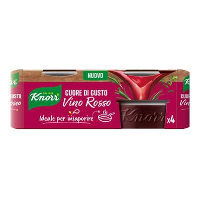 KNORR CUORE GUSTO VINO ROSSO GR.26X4