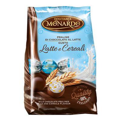 MONARDO PRALINE GR.100 LATTE&CEREALI BUSTA