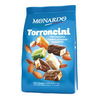 MONARDO TORRONCINI GR.250 MORBIDI ALLE MANDORLE ASSORTITI RI