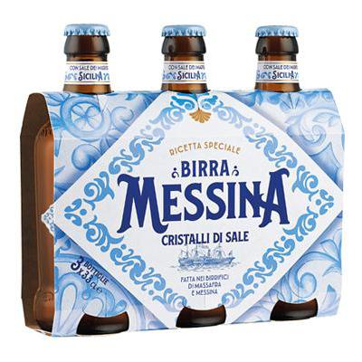 BIRRA MESSINA CRISTALLI DI SALE CL.33X3 5