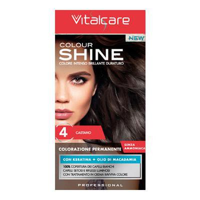 VITALCARE COLORAZIONE CREMA N.4 CASTANO SENZA AMMONIACA