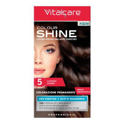 VITALCARE COLORAZIONE CREMA N.5 CASTANO CHIARO SENZA AMMONIA