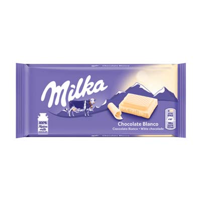 MILKA BARRETTA GR.100 CIOCCOLATO BIANCO