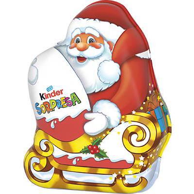 KINDER BABBO NATALE CON SLITTAGR.75