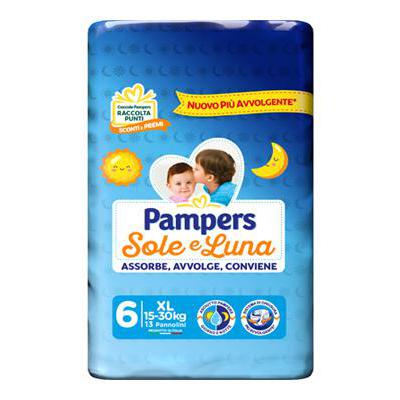 PAMPERS SOLE E LUNA EXTRA LARGE X 13