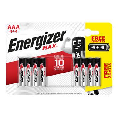 ENERGIZER ALKALINE MAX AAA BP84+4