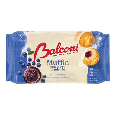 BALCONI MUFFIN CON CUORE DI MIRTILLO GR.258