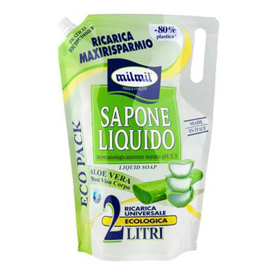 MILMIL SAPONE LIQUIDO BUSTA LT.2 ALOE