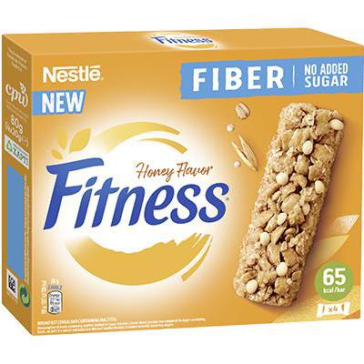 NESTLE' FITNESS BARRETTE MIELE& FIBRE X4 GR.80