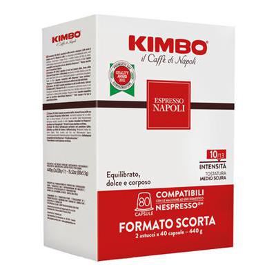 KIMBO ESPRESSO NAPOLI 80CAPS COMPATIBILI NESPRESS0