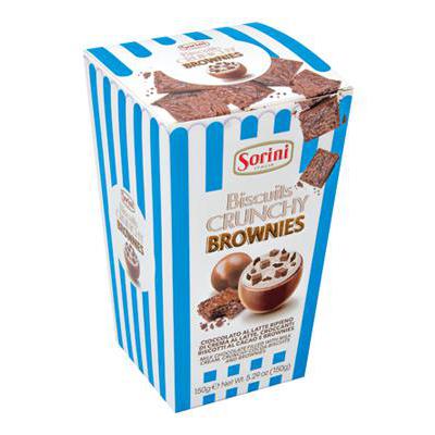 SORINI BISCUITS CRUNCHY BROWNIES ASTUCCIO GR.150