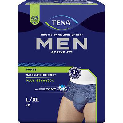 TENA MAN PANTS PLUS L/XL X8 BLUE