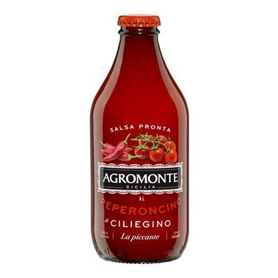 AGROMONTE SALSA PRONTA DI POMODORO CILIEGINO&PEPERRONCINO GR