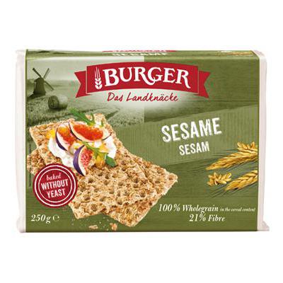 BURGER CRACKERS SESAMO GR.250