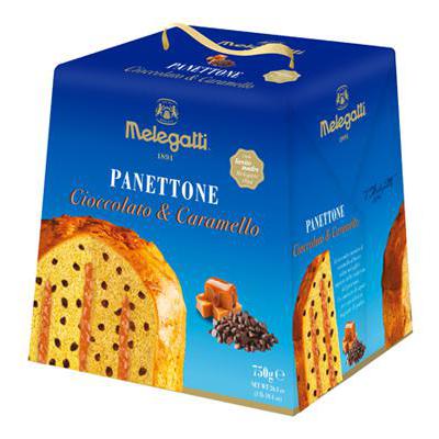 MELEGATTI PANETTONE CIOCCOLATO& CARAMELLO GR.750