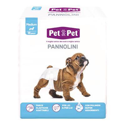 PET&PET PANNOLINI ANIMALI TG.MPZ.18