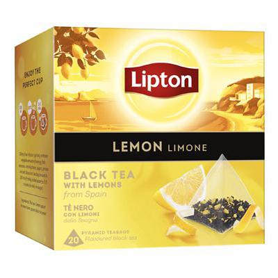 LIPTON BLACK TEA LEMON X 20 FILTRI