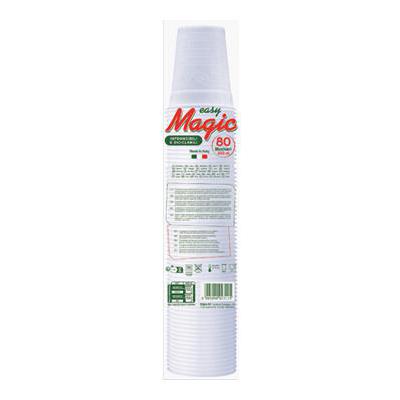 DOPLA EASYMAGIC BICCH 200ML 80PZ TRASPARENTE