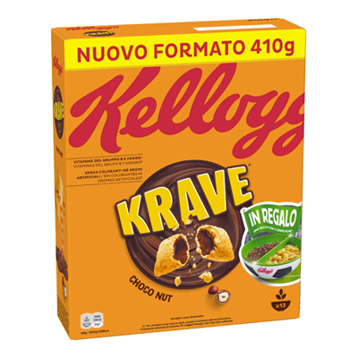 KELLOGG'S KRAVE CHOCO E NOCCIOLA GR.320