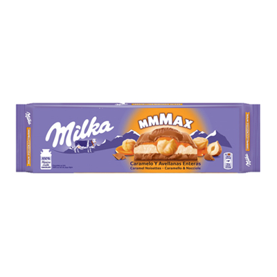 MILKA GR.300 CARAMELLO/NOCCIOLA