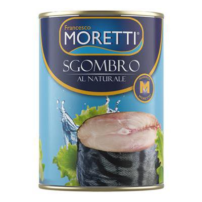 MORETTI FRANCESCO SGOMBRO NATURALE LATTA GR.425